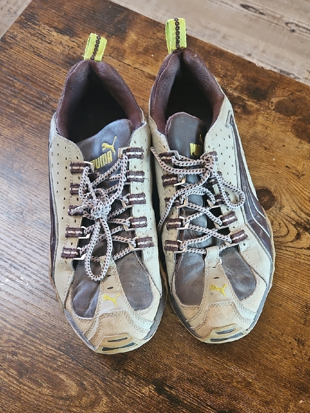 Puma Men’s Beige, Brown & Yellow Casual Sneakers